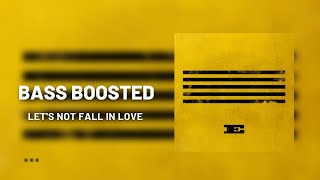 Download lagu [BASS BOOSTED] BIGBANG - Let’s Not Fall In Love mp3