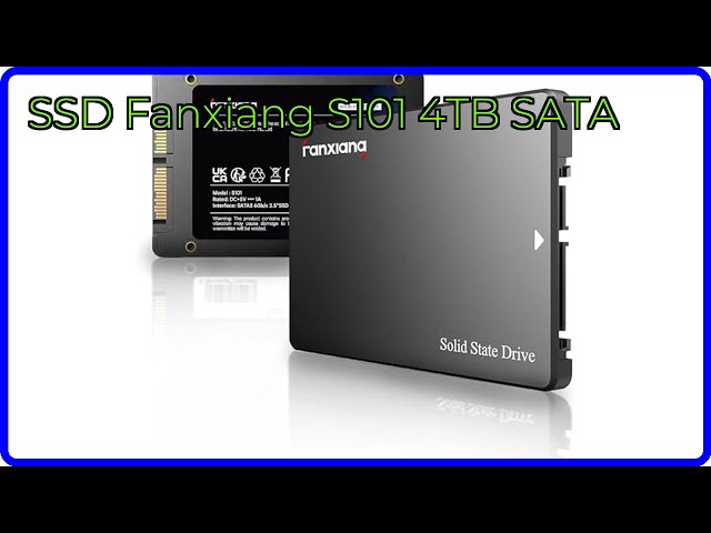 Vídeo relacionado con fanxiang S101 128GB SSD SATA Unidad de Estado sólido Interna de 6 GB/s de 2,5 Pulgadas, Velocidad de Lectura de hasta 500 MB/s, Compatible con Ordenadores de Escritorio y portátiles