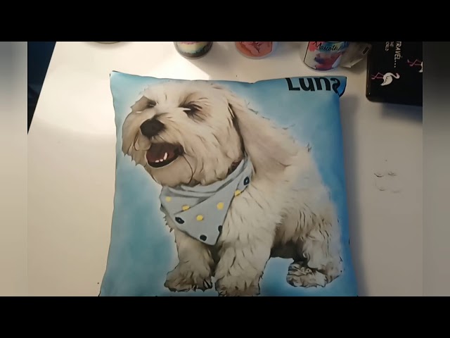 Vídeo relacionado con Riscko Cojín Personalizado con Fotos Collage (Incluye el Relleno) tamaño 40x40 cm, con Imagen Festejos, Cumpleaños, Aniversarios, Navidad, San Valentín, Mascotas, Año Nuevo, Navidad, (40x40)