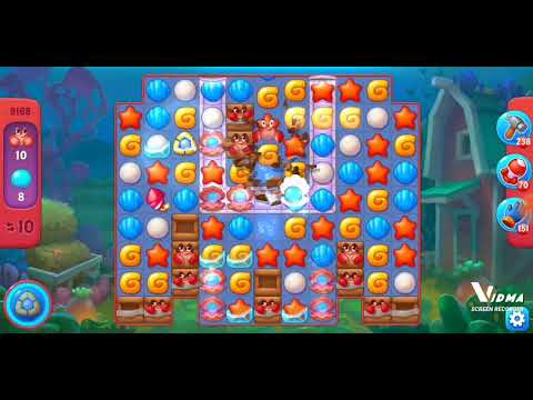 Fishdom. 9168 hard level no boosters and diamonds. 15 moves