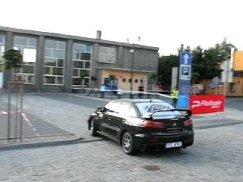 II Rajd Pleszewski prolog Hołek nie wie jak jechać