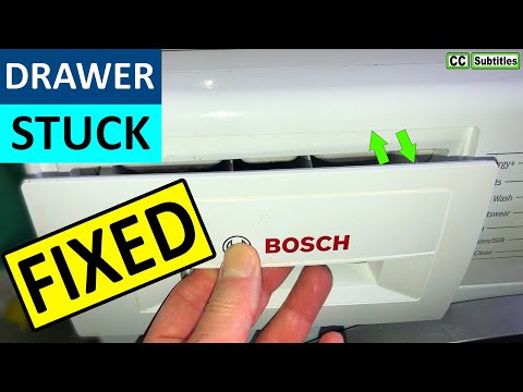 Bosch Washing Machine Dispenser Drawer Stuck and How...