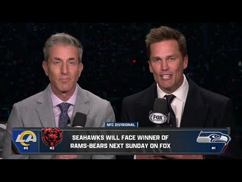 Tom Brady reacts to Seahawks beatdown 49ers 41-6 as they advance to NFC Championship