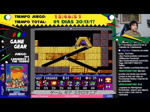 GGMM 384 Lemmings 2 - The Tribes! Parte 3 - (Unreleased) - Game Gear Micro Mania
