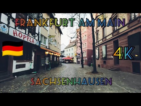 Walking Tour in Frankfurt am Main Süd / Sachsenhausen 4K - 60 fps (GoPro 11 Black)
