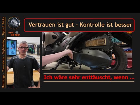 Vlog 86 / Filter replacement Yamaha Tricity 300 and Yamaha X Max 300