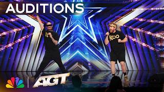 Neil & Bryan Make Everyone Listen To Their Glitter Song | Auditions | AGT 2026 thumbnail