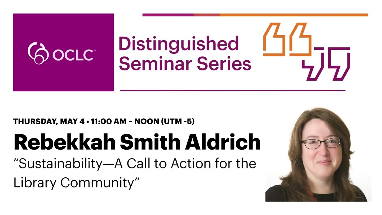 Sustainability–A Call to Action for the Library Community