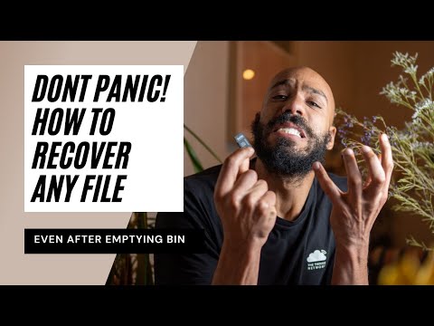 recover deleted files after you empty the bin on mac