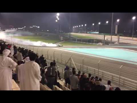 Daigo Saito in UAE being chased by Ahmad Daham Final Race