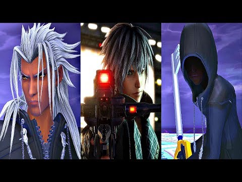 KINGDOM HEARTS 3 ReMind DLC - All Bosses / Boss Fights + Secret Ending (LIMITCUT EPISODE)