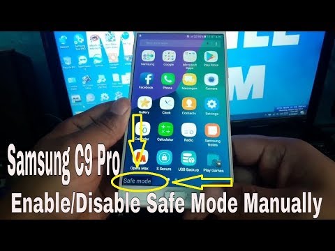 Samsung C9 PRO How To Enable/Disable Safe Mode Manually Video