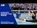 Novak Djokovic Shows Off Flexibility in Yoga Session! | Australian Open 2024