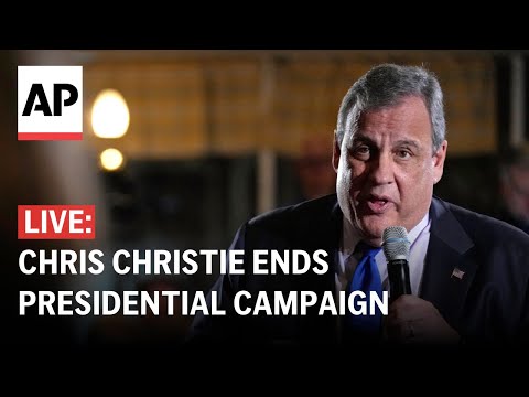 LIVE: Chris Christie ends 2024 presidential campaign