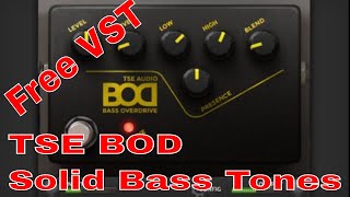 Video thumbnail for TSE BOD - solid bass tone - Free Vst by Lee Armitage - The Evil Wizard