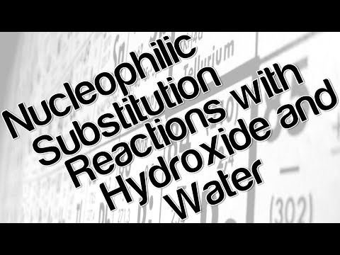 Nucleophilic substitution reactions with hydroxide and water