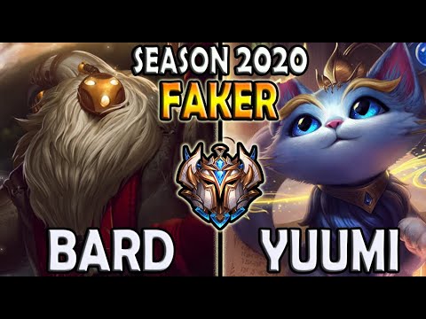 FAKER plays BARD Support vs YUUMI - Lol Korea Ranked ✔️
