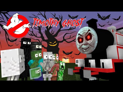 Monster School : TIMOTHY GHOST VS GHOSTBUSTERS - Minecraft Animation