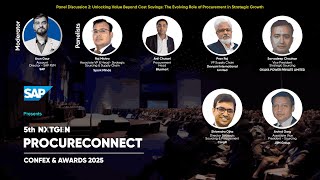 Panel Discussion 2: Unlocking Value Beyond Cost Savings: The Evolving Role of Procurement in...