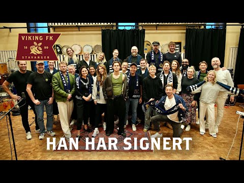 Han har signert!