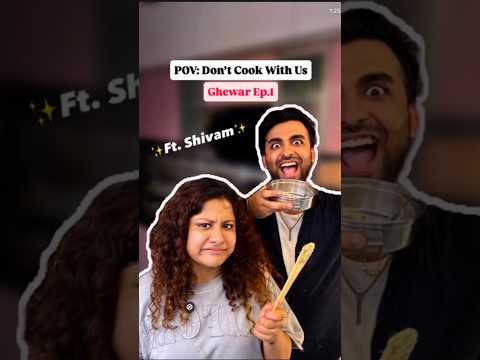 don't cook with me pranjali and Shivam #ghever #pranjali #comedy #humour #laugh #funny