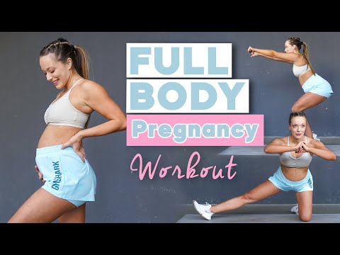 20 Minuten Ganzkörper Training | Sport für Schwangere (Alle Trimester) | Full Body Pregnancy Workout