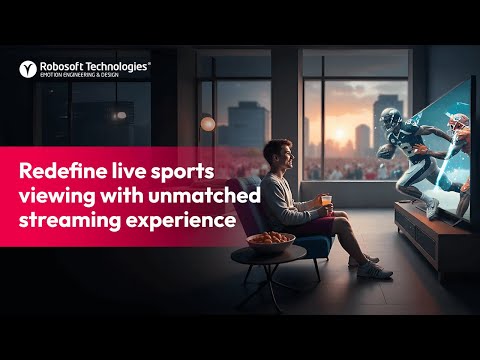 Ultimate Interactive Live Sports Streaming | Stock Based Animation Explainer | Product Video by Robosoft Technologies