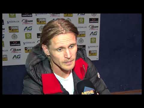 Interview na KSC Lokeren - RSC Anderlecht met Skulason