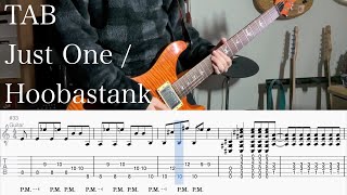 【TAB】Just One / Hoobastank【ギター】