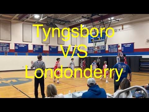 Tyngsboro Tigers basketball travel team against Londonderry NH. 3/1/2025