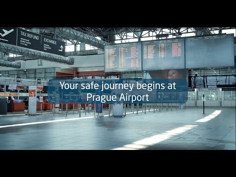 Medidas de proteção nas instalações do Aeroporto Václav Havel de Praga