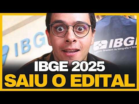 🔥 IBGE 2025 COMPETITION | OBJECTIVE ANALYSIS OF THE NOTICE
