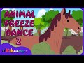 Animal Freeze Dance 2 - The Kiboomers Movement Songs for Preschoolers - Brain Breaks