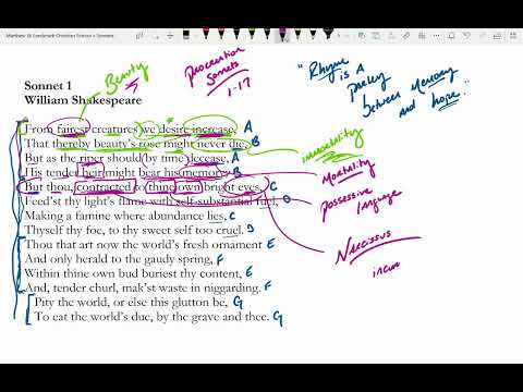 Sonnet 1 by William Shakespeare