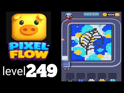 Pixel Flow Level 249 Walkthrough