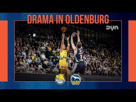 Highlights: EWE Baskets Oldenburg - ALBA BERLIN (Saison 2025/26) easyCredit BBL | Dyn Basketball