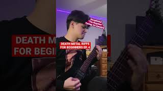 DEATH METAL RIFFS FOR BEGINNERS EP. 4: Decapitated- “The Negation” #shorts #metal #guitar #music