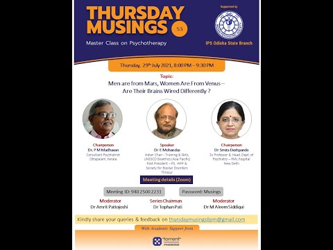 Episode 53 : Men are from Mars, Women Are From Venus – Are Their Brains Wired Differently ?