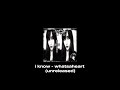 I Know Whatsaheart Unreleased