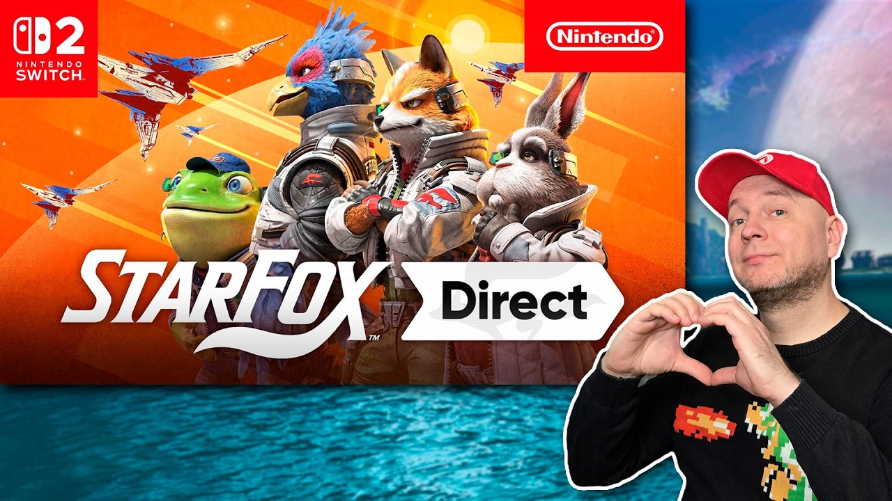 NINTENDO DIRECT 07.05.26! Реакция на презентацию Star Fox для Switch 2