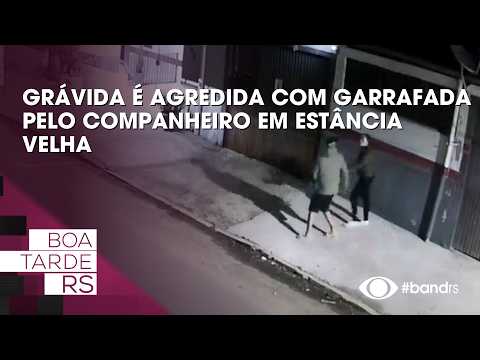 Grávida é agredida com garrafada pelo companheiro em Estância Velha