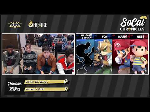 Smash Ultimate Tournament - WokerTheHero + Twearkmastr Vs. Zenyou + JTails Top 12 Losers Side