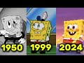 Evolution Of SpongeBob SquarePants In Movies And TV And Animation 1950 2024