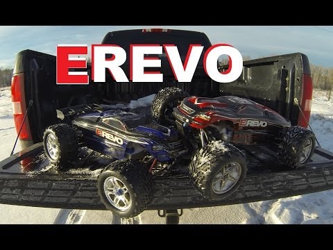 RC CWR in E Revo snow bash