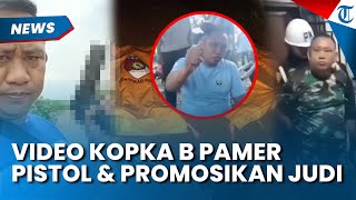 Jejak Digital Kopka B Pamer Pistol hingga Promosikan Judi, Kini Jadi Tersangka Penembakan 3 Polisi