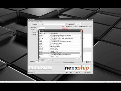 Using NexxShip and Endicia to Ship USPS Packages
