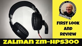 Video thumbnail for FIRST LOOK/REVIEW: Zalman ZM-HPS300 Headphones by davidinark