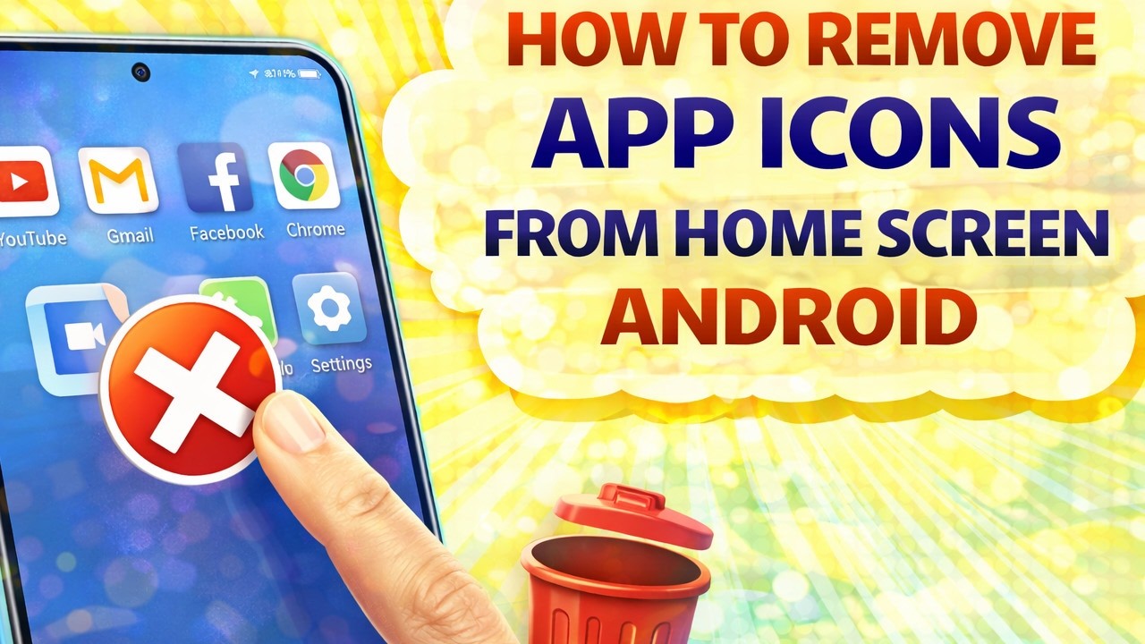 How To Remove App Icons From Home Screen Android