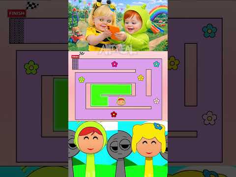 Incredibox Sprunki OC – Bea VS Nina | Maze Challenge