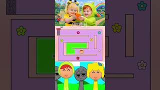 Incredibox Sprunki OC – Bea VS Nina | Maze Challenge